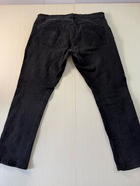 Kenneth Cole Slim Straight Black Jeans
